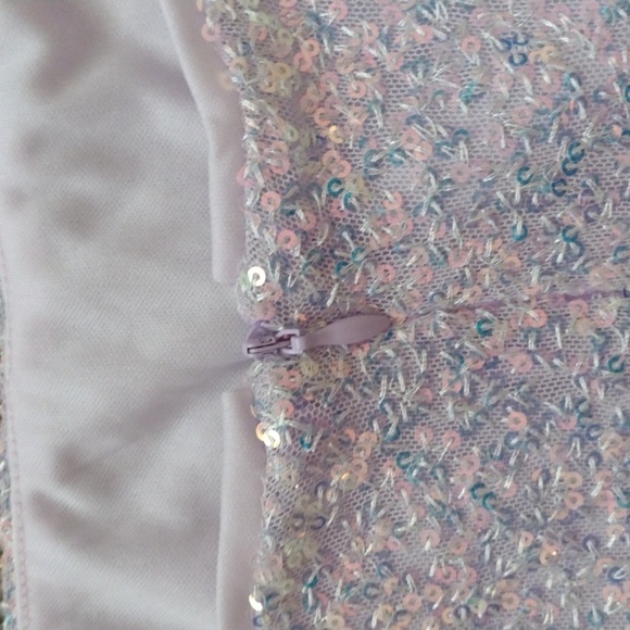 Sleeveless Sequin Homecoming Dress - Picture 12 of 13